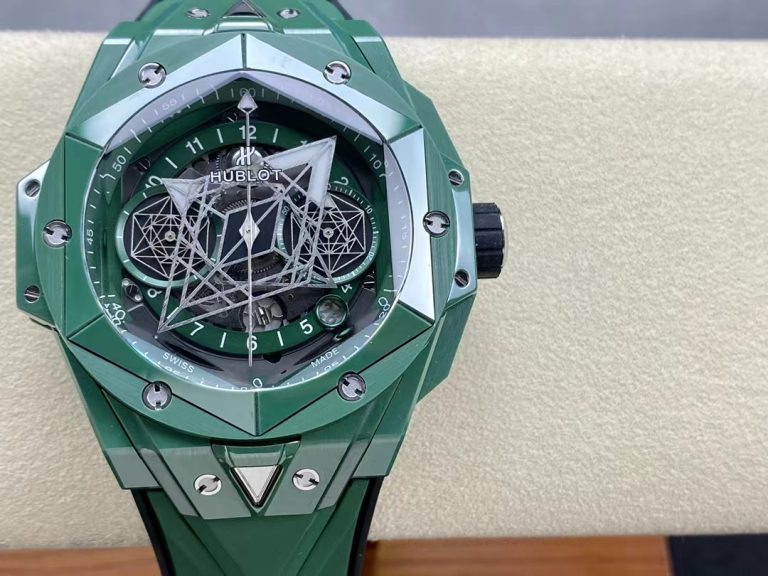 Replica-Hublot-Sang-Bleu-II-Green-768x576