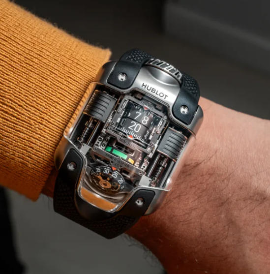 Perfect Replica Hublot MP-10 Tourbillon Weight Energy System Titanium Watches